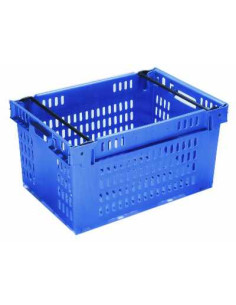 Bac ajouré sur rabats emboitable et gerbable