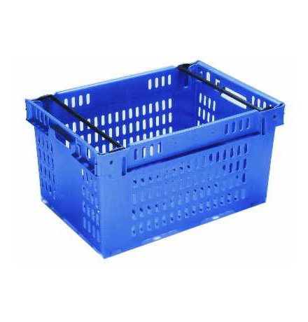 Bac ajouré sur rabats emboitable et gerbable