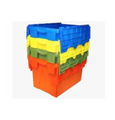 Bac avec couvercle solidaire 600x400x400 mm