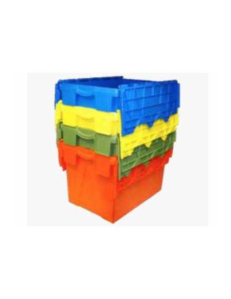 Bac avec couvercle solidaire 600x400x400 mm