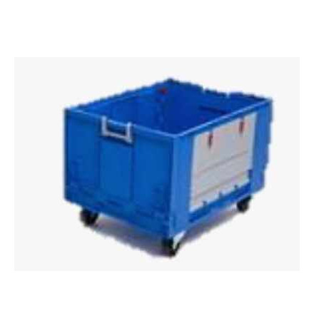 Bac pliable sur roulettes 800x600x590 mm