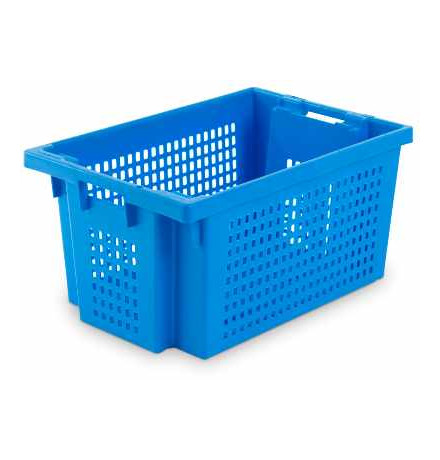 Bac ajouré gerbable emboitable 600x400x300 mm