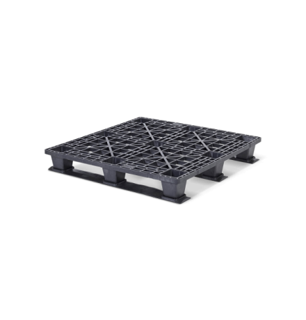 Palette Plastique légère 3 semelles clipsables - 1200 x 1200 mm