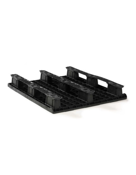Palette Plastique légère 3 semelles clipsables - 1200 x 1000 mm