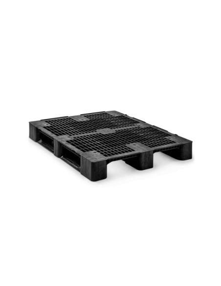 Palette Plastique medium 3 semelles - 1200 x 1000 mm