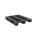 Palette Plastique medium 3 semelles - 1200 x 1000 mm