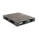 Palette Plastique antidérapante 5 semelles - 1200 x 1000 mm
