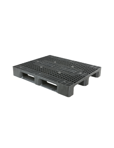 Palette Plastique lourde 3 semelles - 1200 x 1000 mm