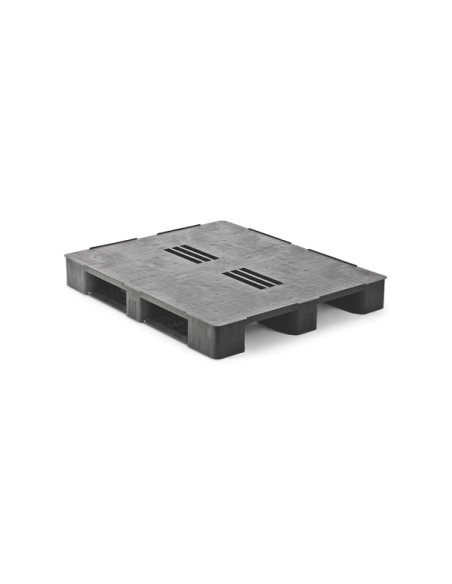 Palette Plastique lourde 3 semelles - 1200 x 1000 mm