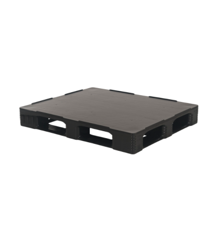 Palette Plastique lourde 5 semelles - 1200 x 1000 mm