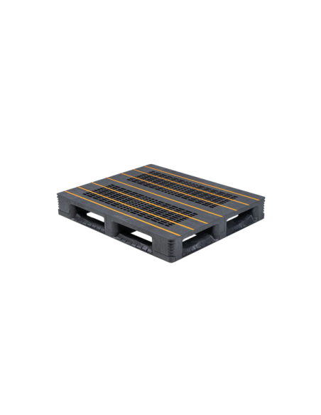 Palette Plastique antidérapante lourde - 1200 x 1000 mm