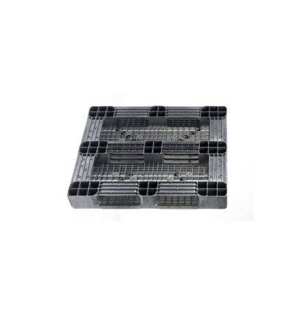 Palette Plastique lourde 5 semelles - 1200 x 1000 mm