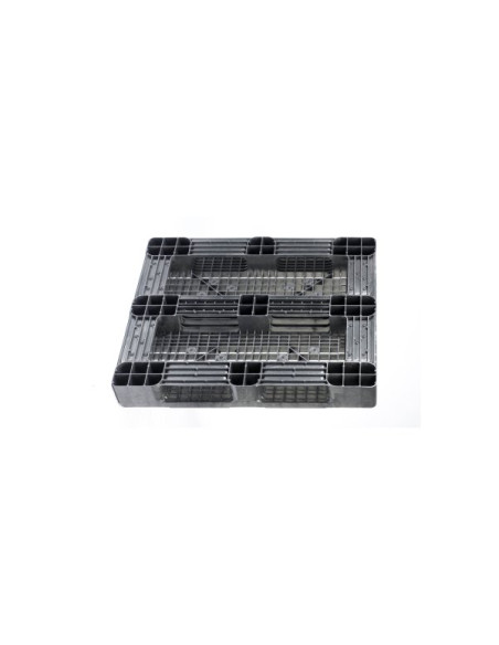 Palette Plastique lourde 5 semelles - 1200 x 1000 mm