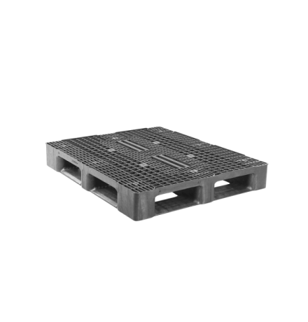 Palette Plastique lourde 5 semelles - 1200 x 1000 mm