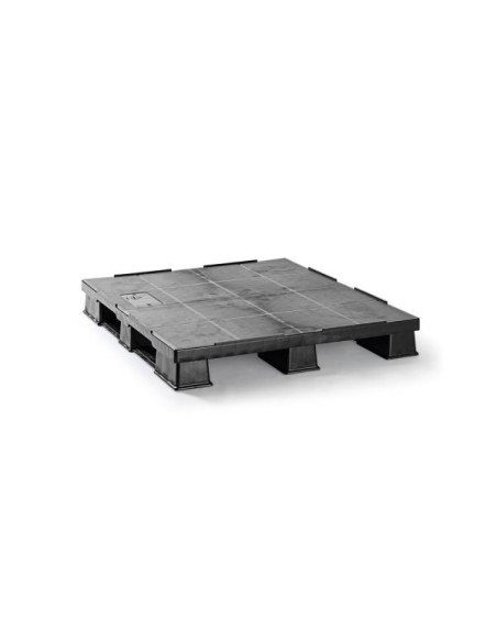 Palette Plastique lourde 3 semelles - 1200 x 1000 mm