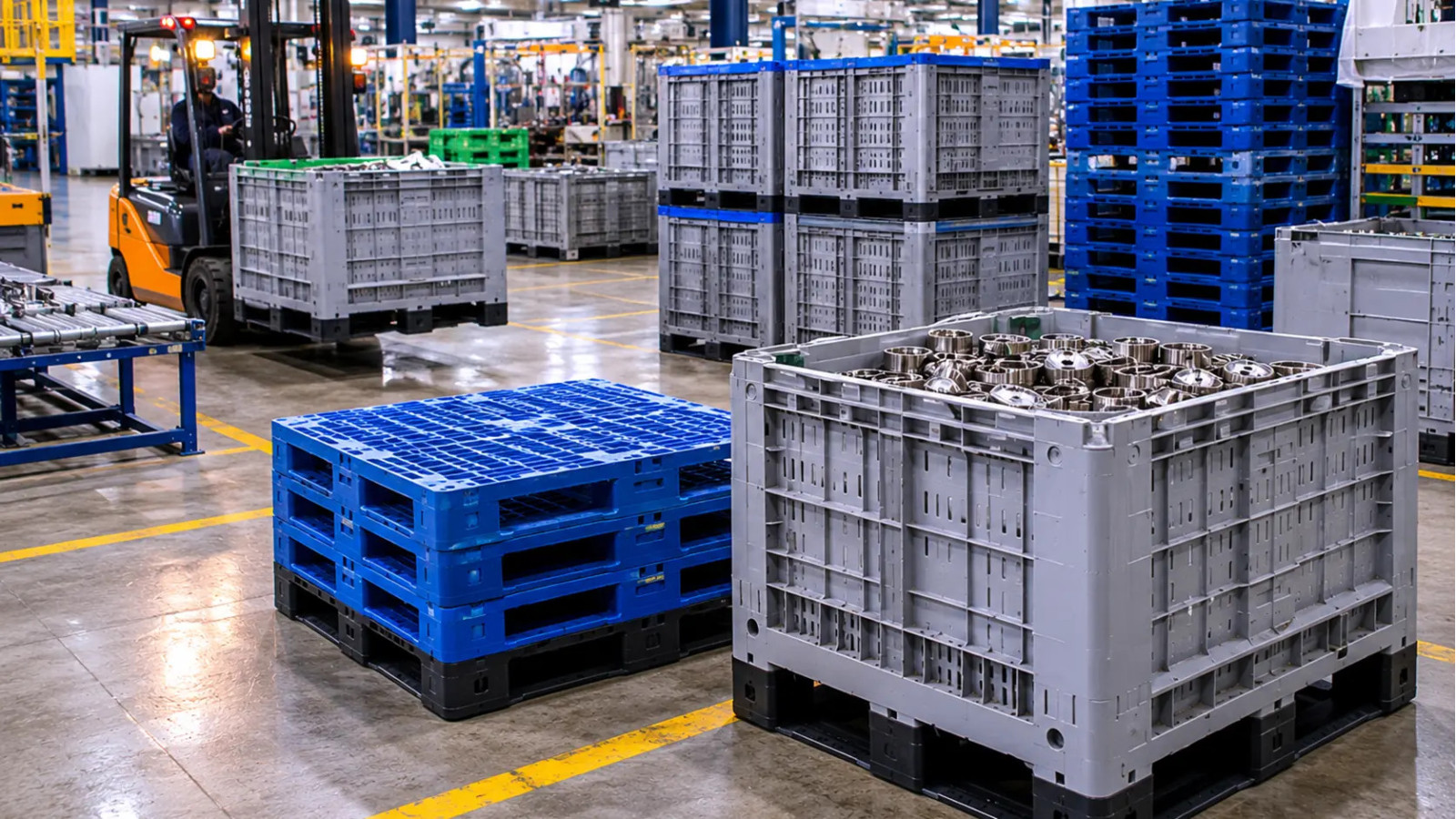 Industrie manufacturière – Palettes et palox | Planetpal