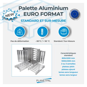 PALETTE ALUMINIUM EURO FORMAT