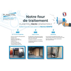 FOUR DE TRAITEMENT SELON LA NORME NIMP15