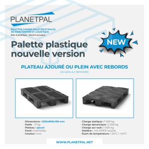 PALETTES PLASTIQUE NOUVELLE VERSION