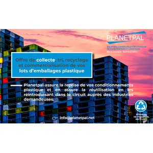 REPRISE DE VOS LOTS D'EMBALLAGES PLASTIQUE