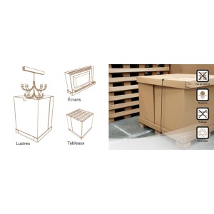 PlanetPal présente la Caisse Palette Carton sur mesure