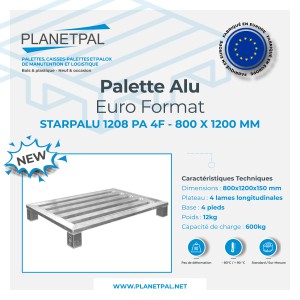 ​Découvrez notre toute dernière palette en aluminium 800x1200 mm : STARPALU 1208