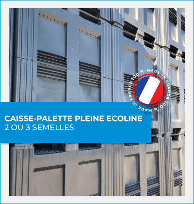 CAISSES-PALETTES ECOLINE 1200x1000x785 mm