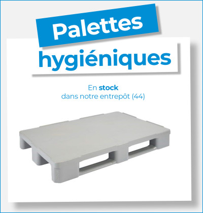 PALETTES PLASTIQUE HYGIÉNIQUES EN PEHD VIERGE